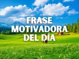 frase motivadora del día